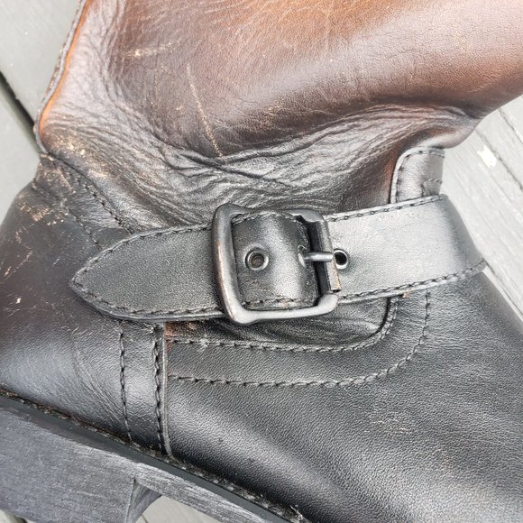 Gorgeous Leather Western Grunge Boot - Picture 3 of 8